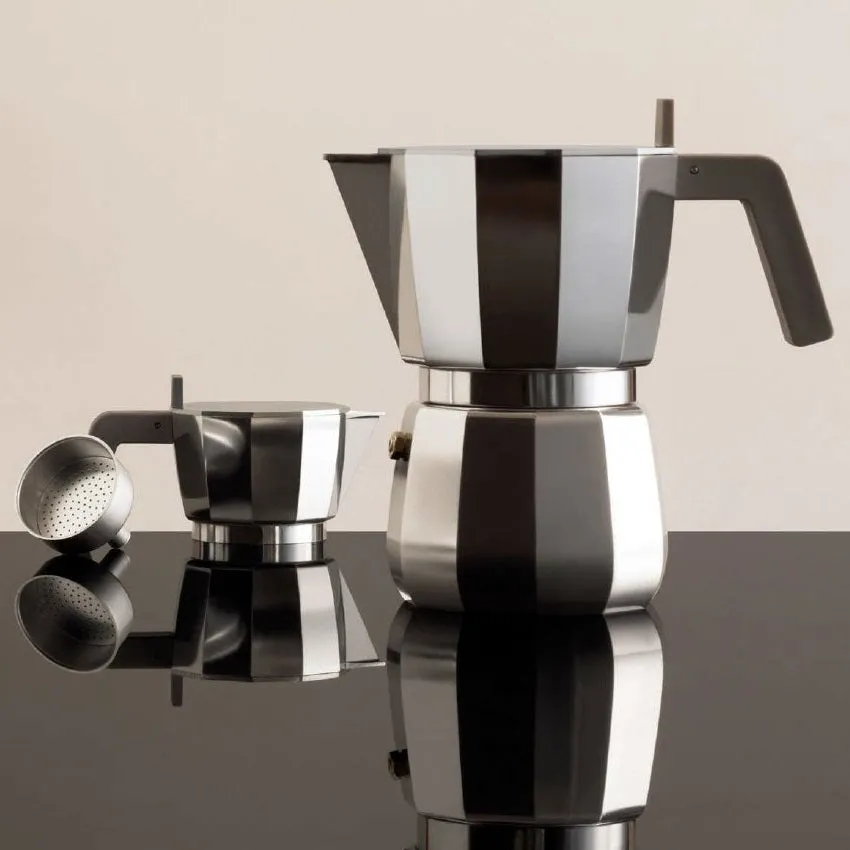Alessi Chipperfield's Moka Stove Top Espresso Coffee Maker