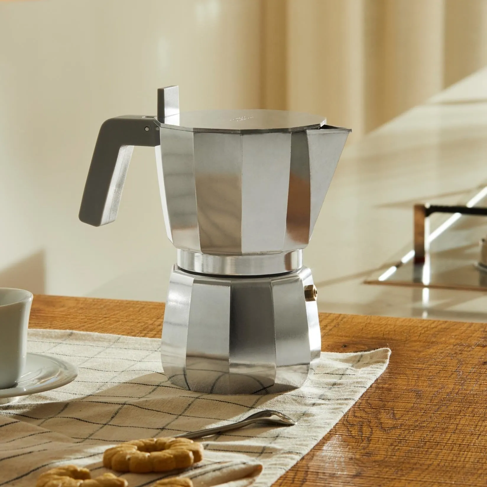 Alessi Chipperfield's Moka Stove Top Espresso Coffee Maker