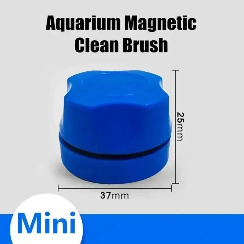 Aquarium Double-Sided Cleaning Brush – Magnetic Glass Cleaner for Fish Tanks