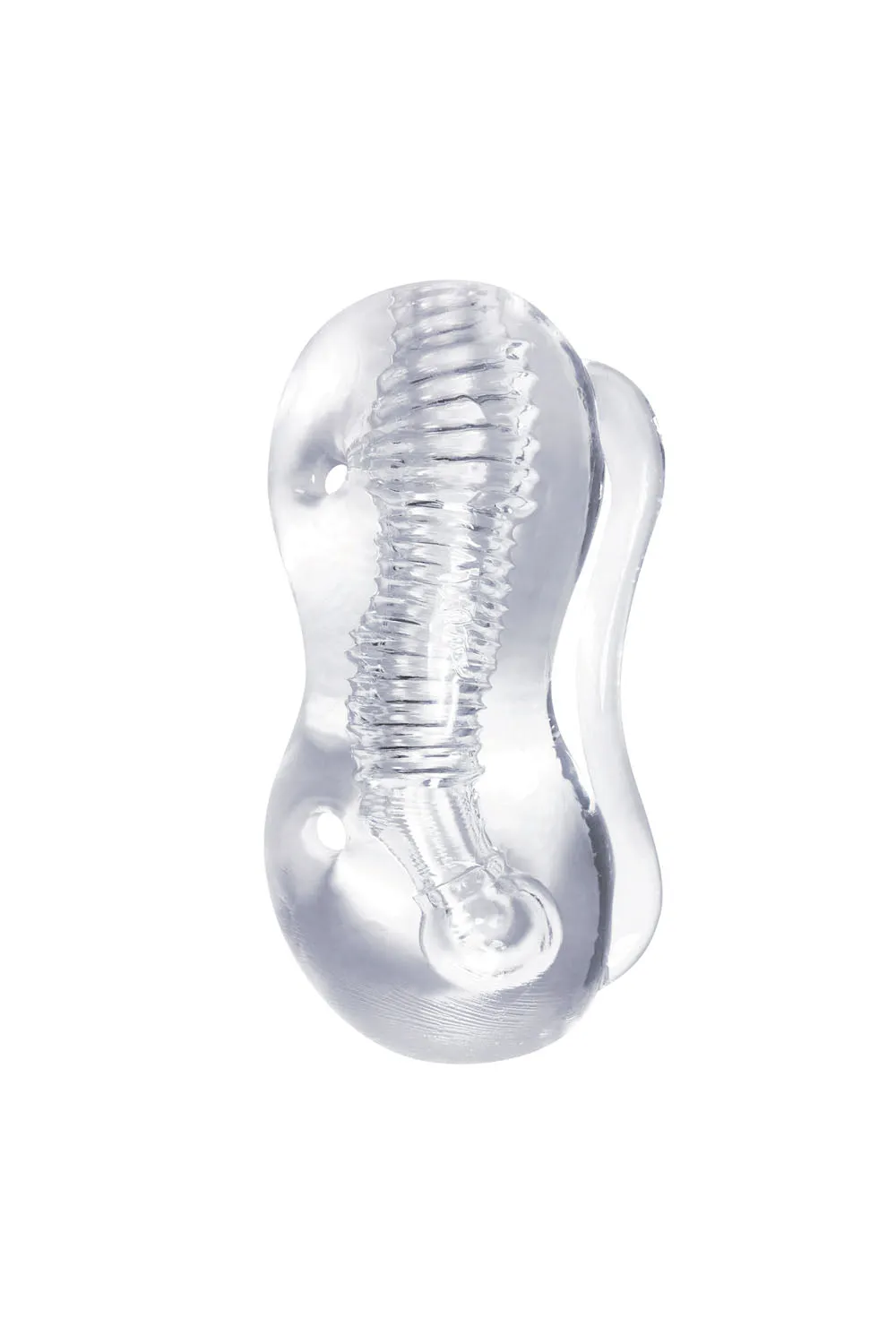 Clear Stroker Buddy: A Textured Tunnel for Fun and Comfort