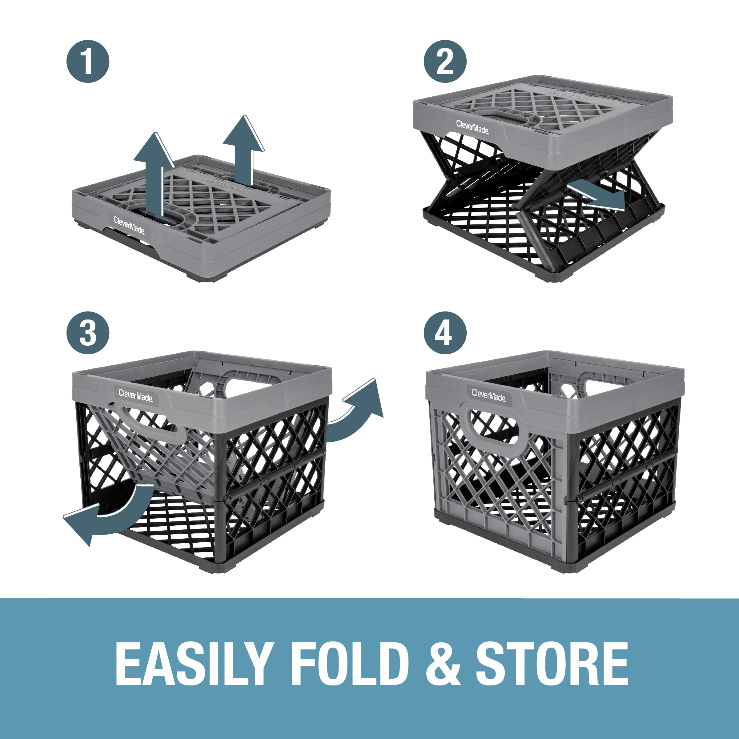 Collapsible Milk Crate