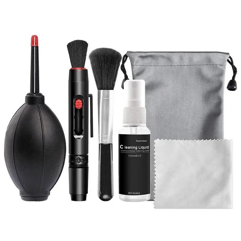 Complete 6-in-1 DSLR Camera Cleaning Kit