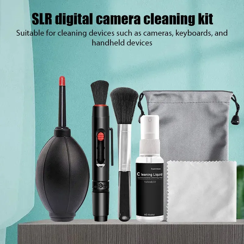 Complete 6-in-1 DSLR Camera Cleaning Kit