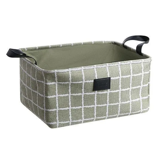 Eco-Friendly Collapsible Cotton Storage Basket for Home Organization
