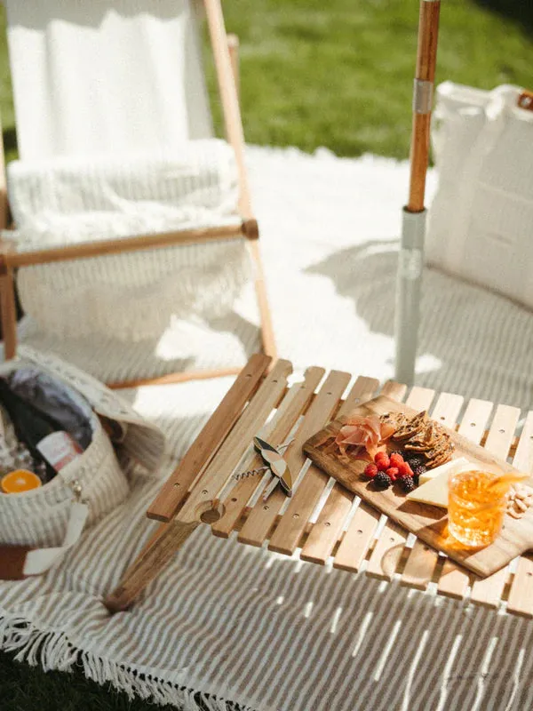 Folding Teak Picnic Table