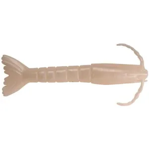 Gulp! Alive! Shrimp Soft Bait - 3" Length, Pearl White