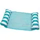 Intera 4-in-1 Monterey Hammock Inflatable Pool Float, Multi-Purpose Pool Hammock (Saddle, Lounge Chair, Hammock, Drifter) Pool Chair, Portable Water Hammock, Light Blue/White Stripe
