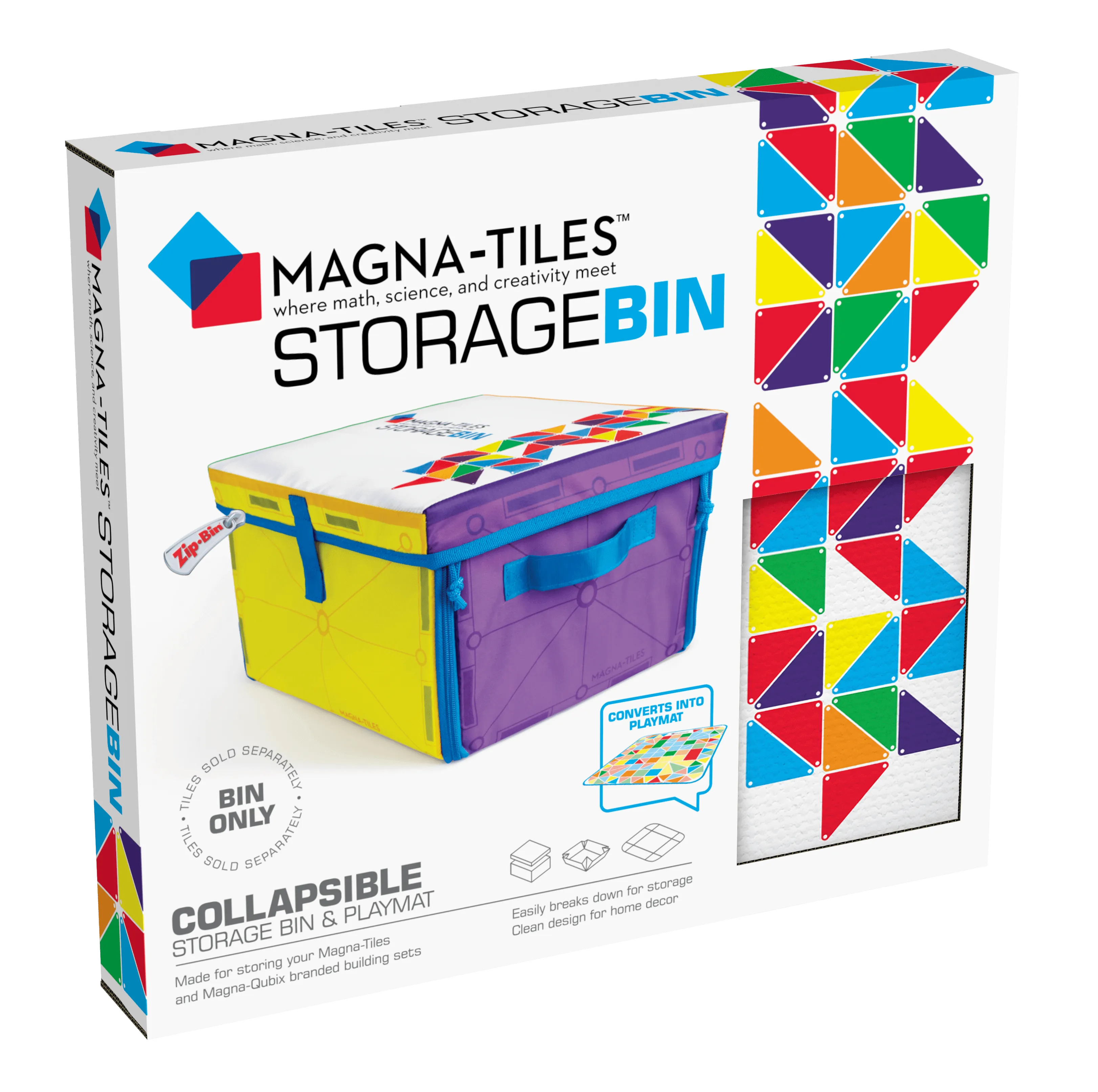 Magna-Tiles Storage Bin & Interactive Play-Mat