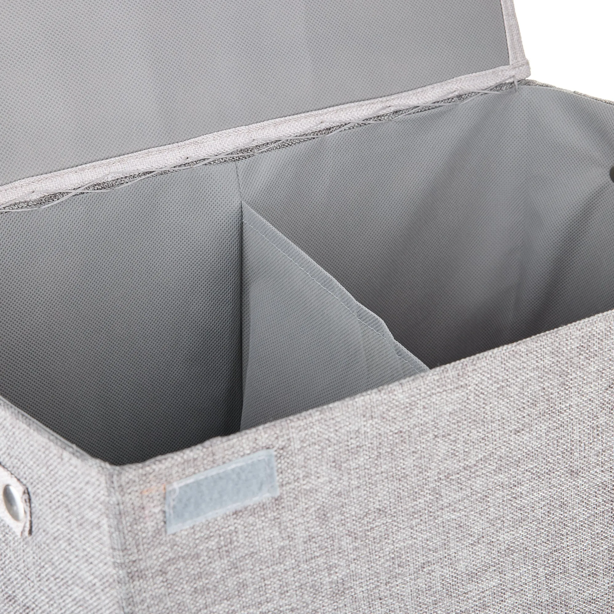Minky Large Fabric Laundry Basket - 92L