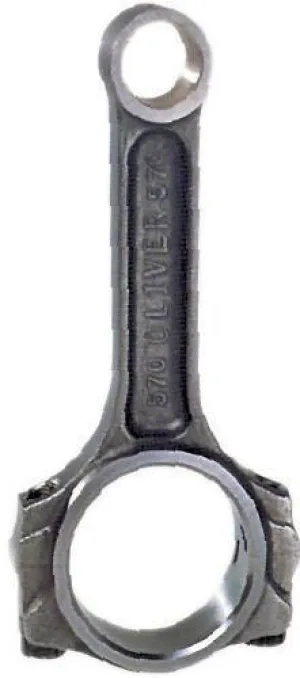 Oliver Billet I-Beam Connecting Rod Set - SB Chevy - Standard Weight -Standard Journal - 6.200" Length - .927" Wrist Pin - 2.100" Crank Pin - .940" Journal Width - 186, 481, 667 Gram Weights