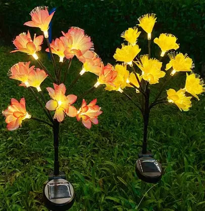 Pack of 2 | Solar Camellia Lantern (Random Colors)