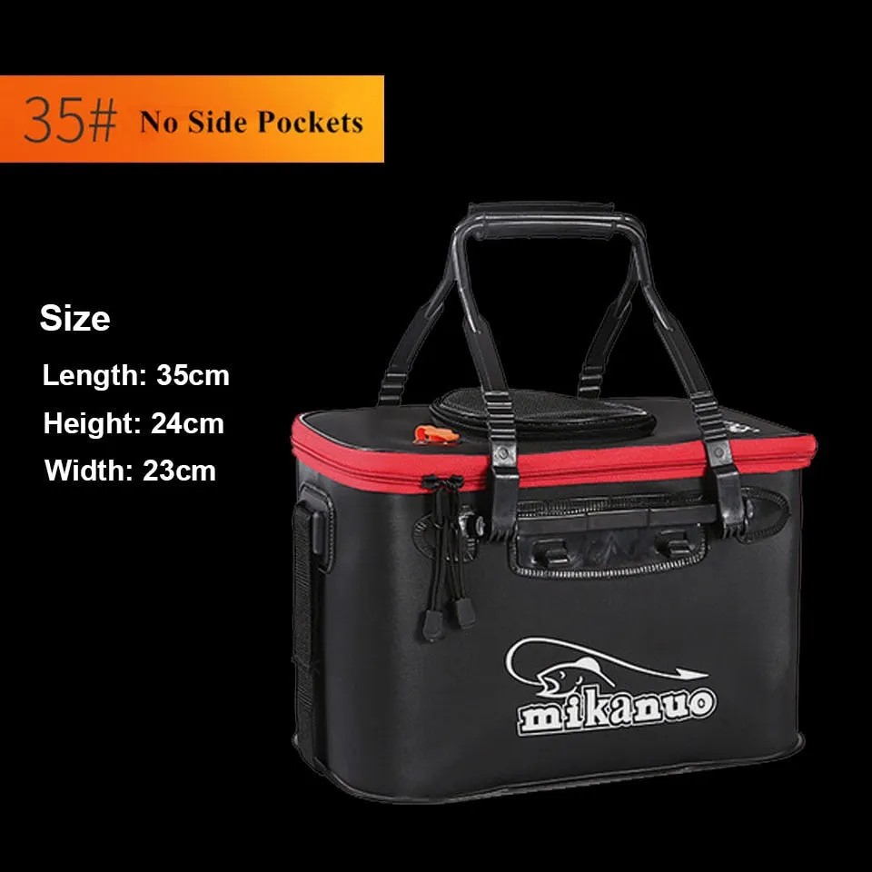 Portable Collapsible Live Bait Box Fishing Bucket
