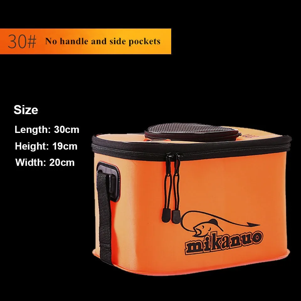 Portable Collapsible Live Bait Box Fishing Bucket