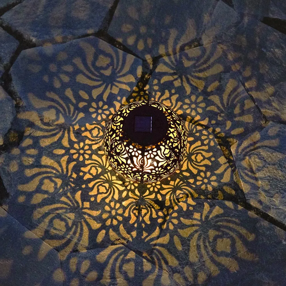 Solar-Powered Iron Lantern