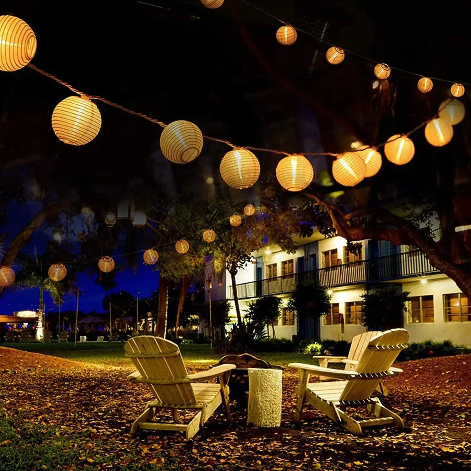 Waterproof Solar Lantern String Lights